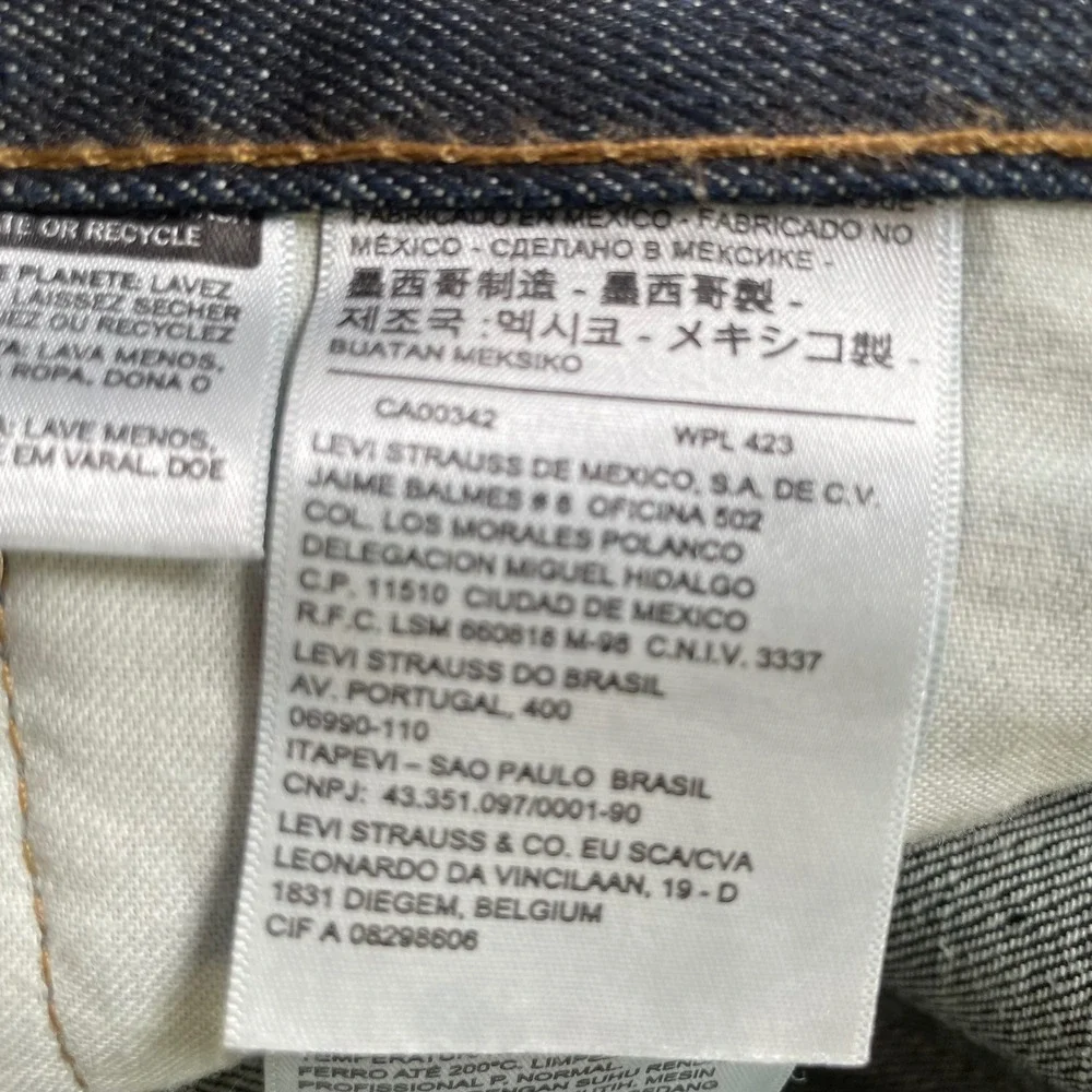 Levis 514 Straight Fit Jeans Mens 34x34 Dark Wash Indigo Denim Pants